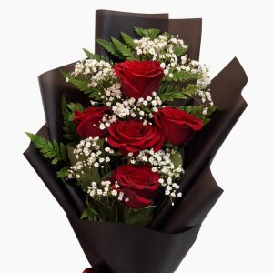 classic red rose bouquet (small)