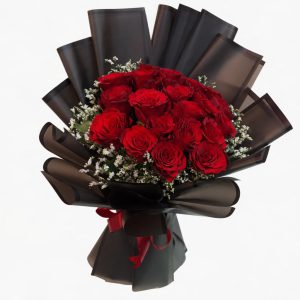 classic red rose bouquet (small)
